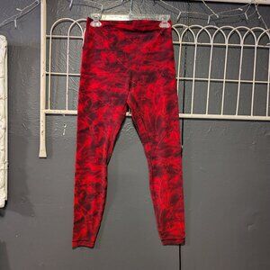 Size 8 . Lululemon Align High-Rise Leggings Team Canada Metamorphic Red